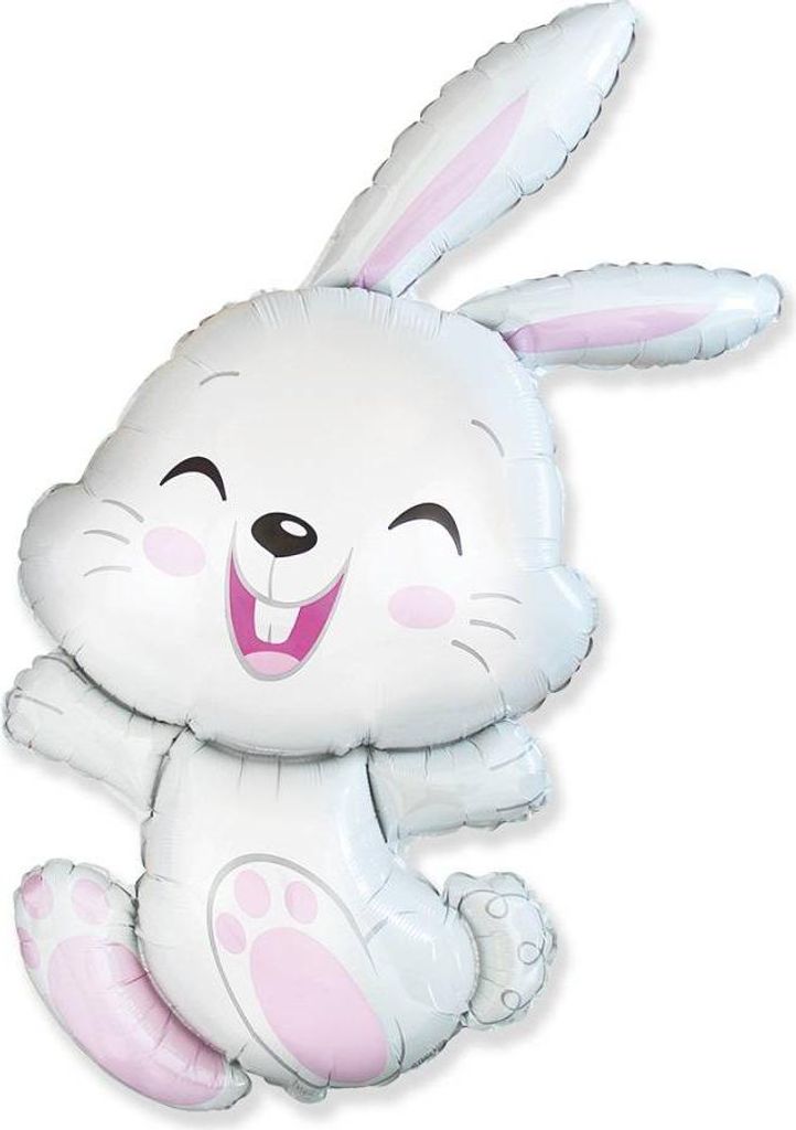 Balon Foliowy Króliczek, 116 cm Zdjęcie produktu 