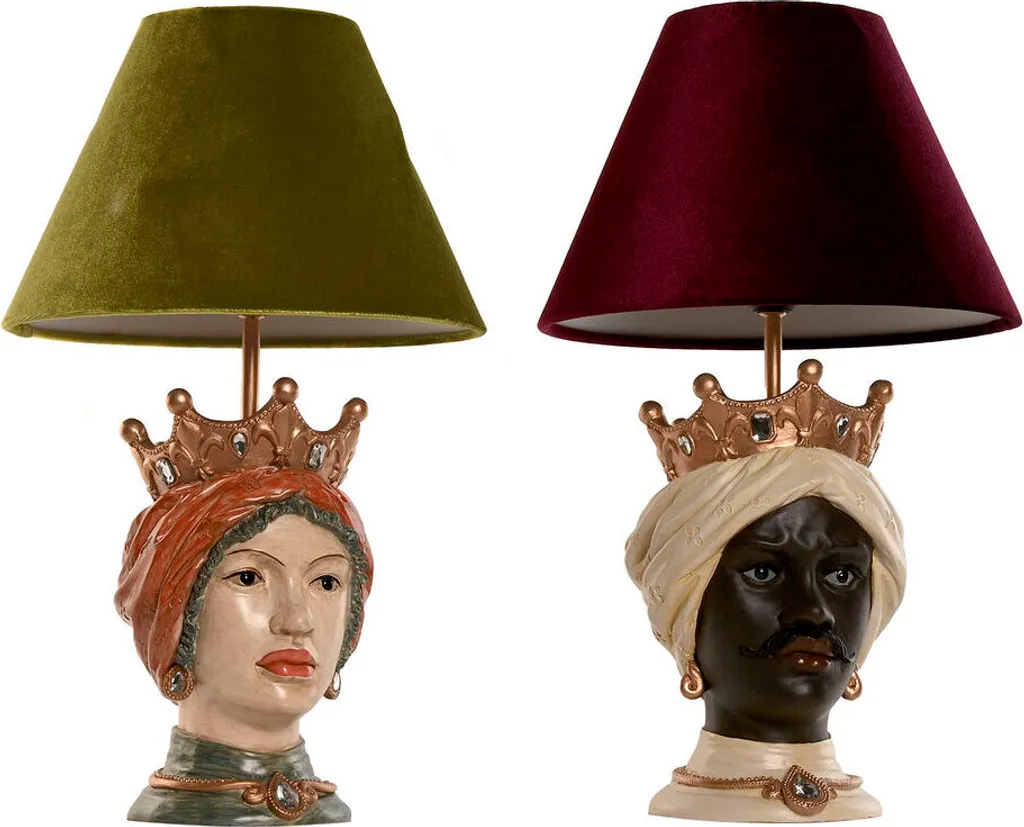 Lampe de Salon Colorée Home ESPRIT pour Ambiance Chaleureuse - Lot de 2