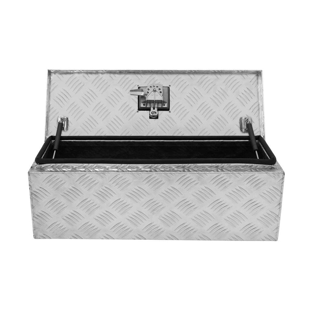 Alu Transportbox Werkzeugbox Transportkiste Werkzeugkasten Truckbox 73x24x32 Cm