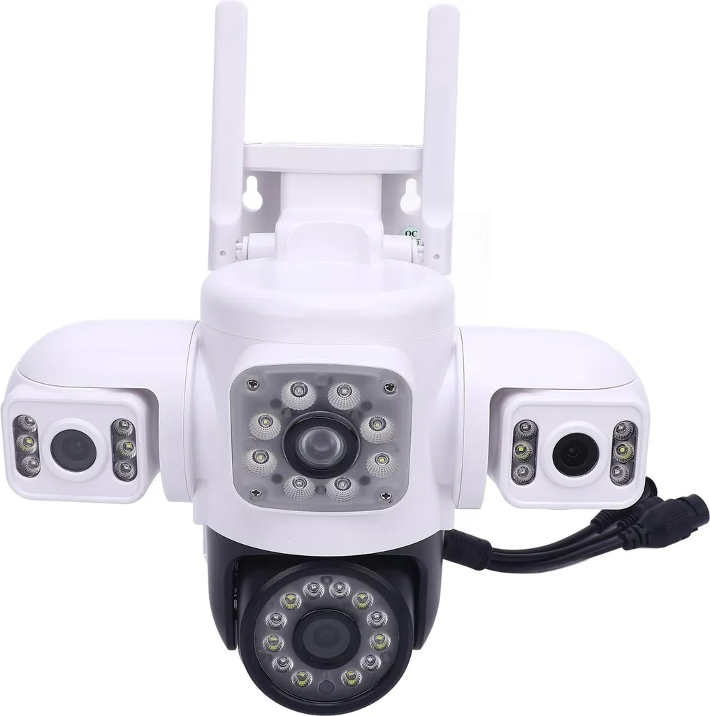 Caméra de surveillance extérieure WiFi rotative avec vision nocturne - 6