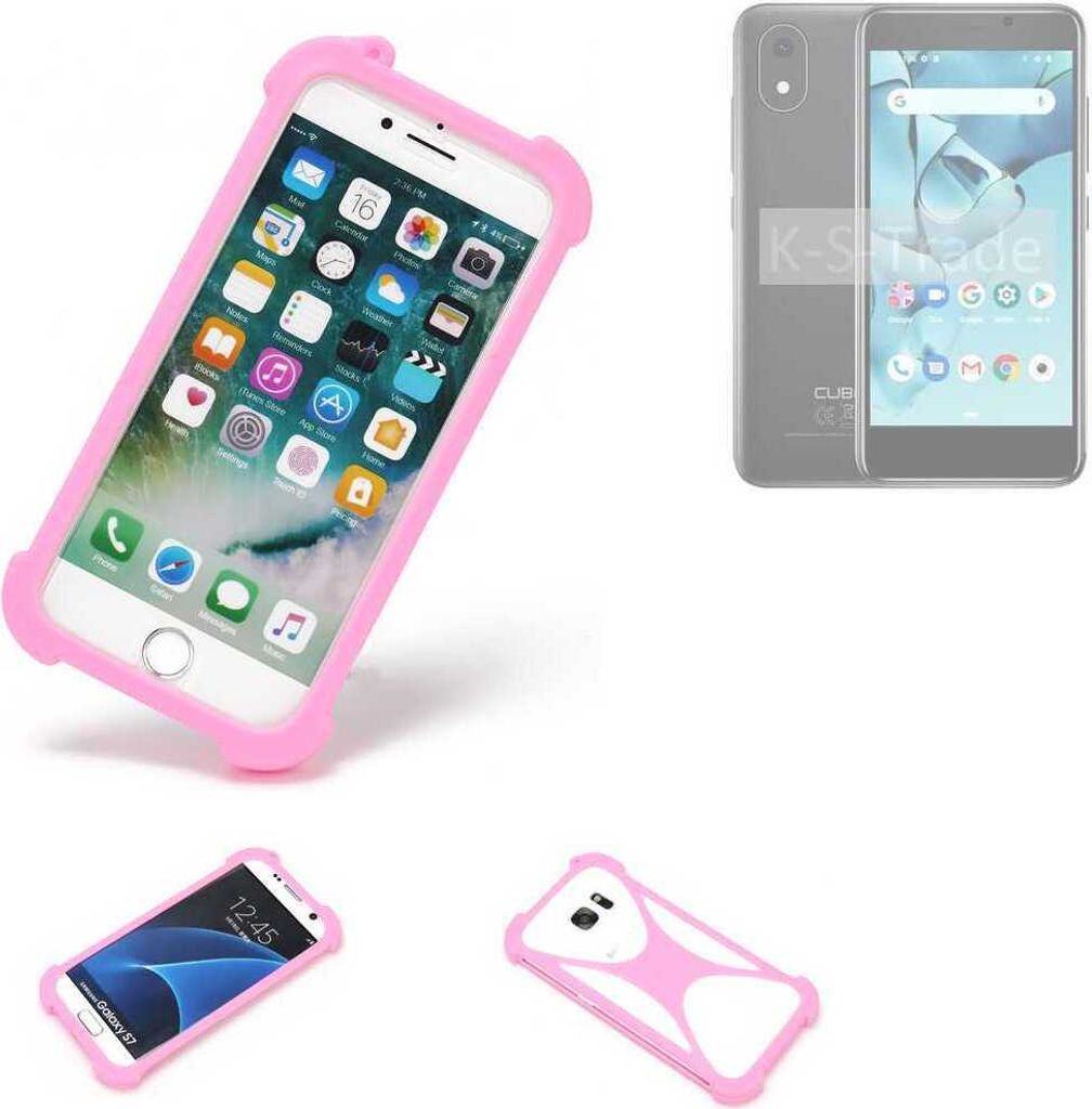 K-S-Trade Handy Hülle kompatibel mit Cubot J10 Schutz Hülle Bumper Silikon Schutz Hülle Cover Case Silikoncase Silikonbumper TPU Softcase