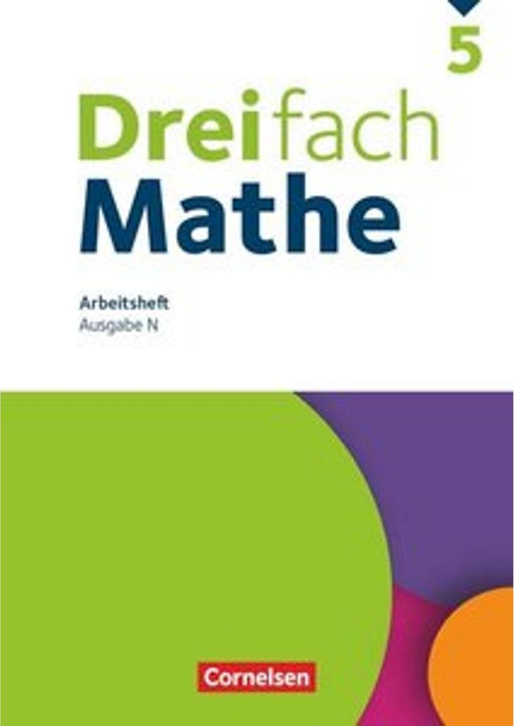 Dreifach Mathe 5. Schuljahr. Niedersachsen - Arbeitsheft Obrázok produktu 
