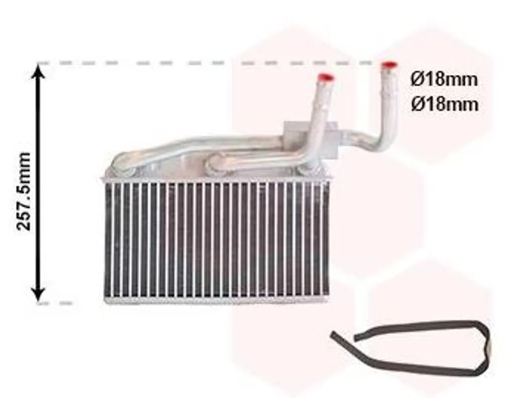 Réparer Chauffage BMW X5/X6 avec Échangeur Thermique VAN WEZEL 06006600