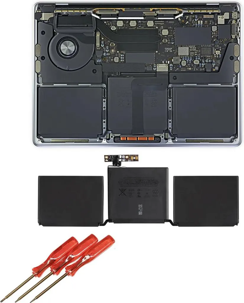 Batterie A2171 pour MacBook Pro 13 A2159 A2338 M1 2019-2020 Li-Ion 5103mAh