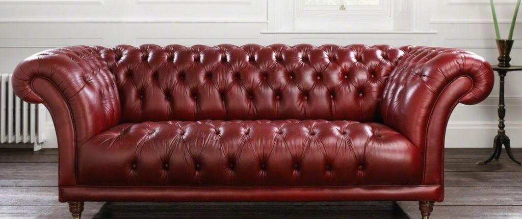Chesterfield Couch Polster Sofa XXL Big Sofas 3 Sitzer Textil Leder WINCHESTER/N