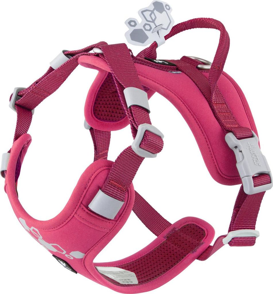 Hurtta Weekend Warrior Geschirr II ECO ruby (pink), Größe: 75-100 cm