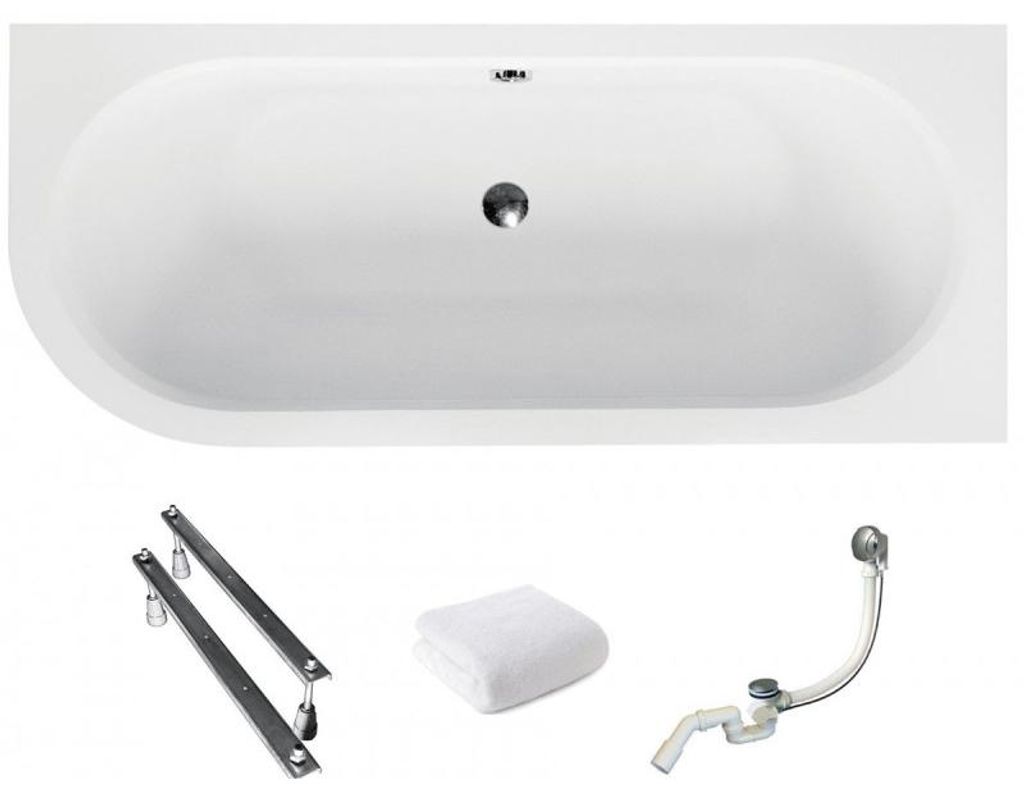 Aqua For You | Besco Avita Badewanne - 160x75 Cm - Produktbild 