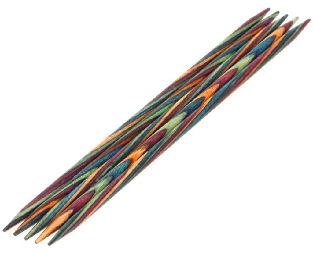 Lana Grossa - Strumpfstricknadel Design-Holz multicolor Produktbild 