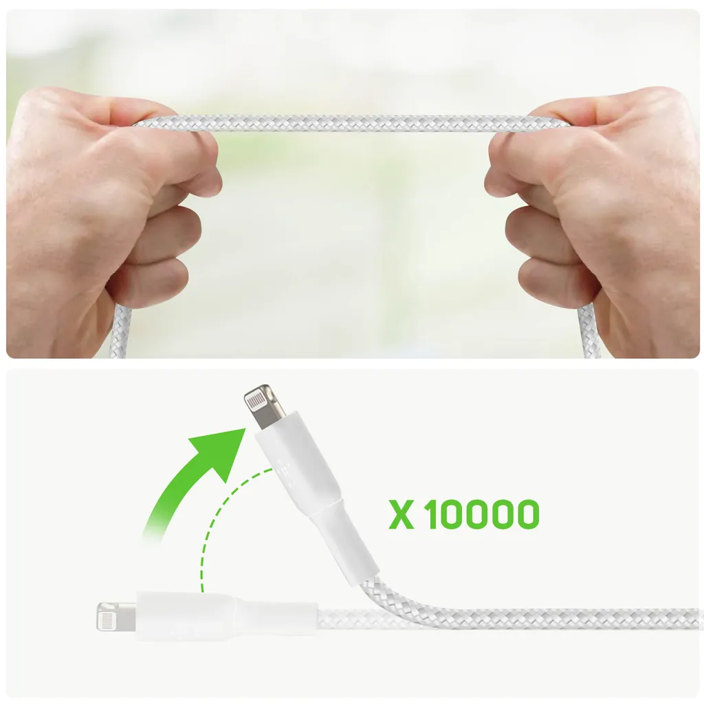 Belkin Cavo USB-C A Lightning Boost Charge 1m – Ricarica Rapida Per IPhone, Certificato MFi, Verde Notte