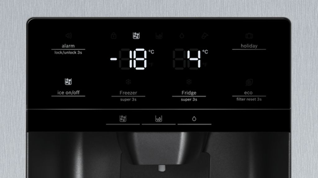 Bosch Serie 6 KAG93AIEP, Voľne stojaci, Americké dvere, Obrázok produktu 