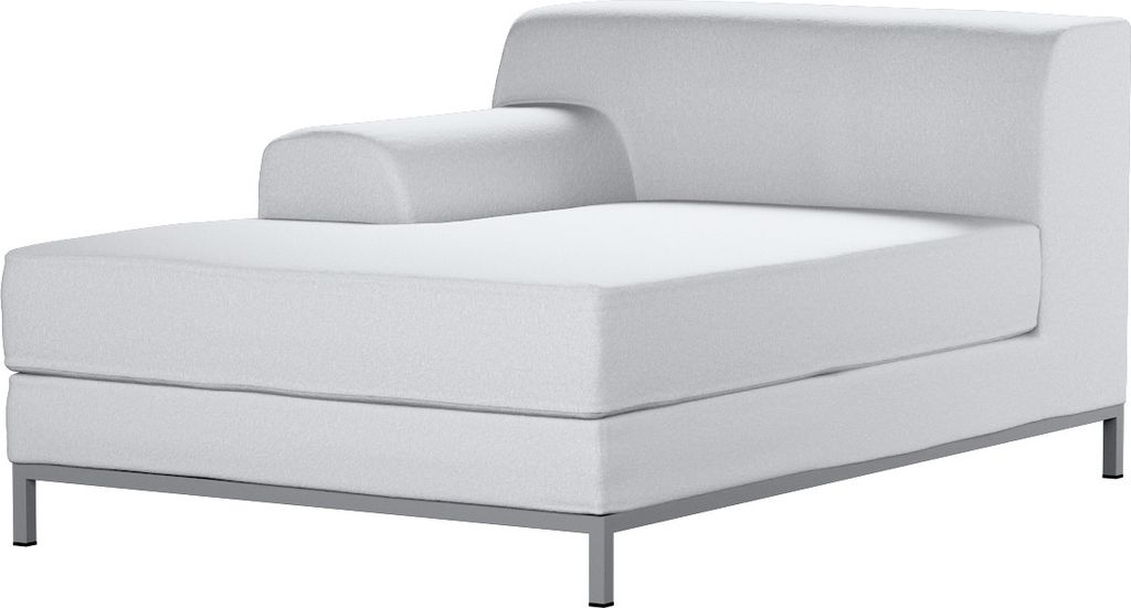 Dekoria Bezug für Kramfors Sofa Recamiere links, weiß, Bezug für Recamiere links Kramfors