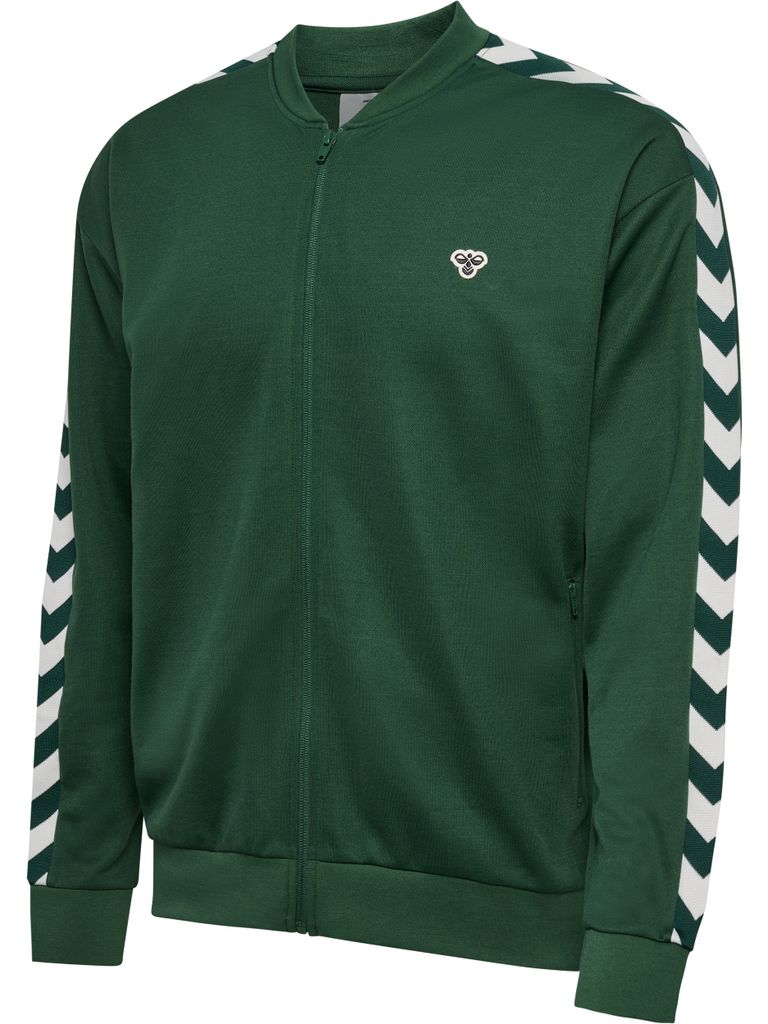 Hummel Hmlarchive Regular Polyester Jacke Herren dunkelgrün weiß Gr S