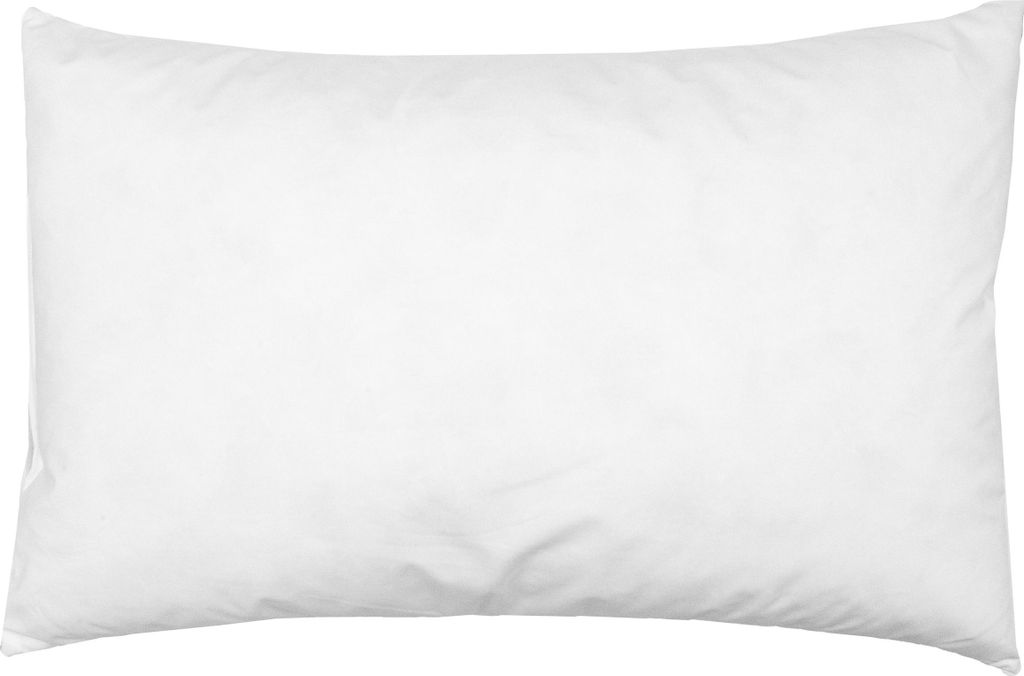 Federkopfkissen, 85% Federn, 15% Daunen, 40x60 cm, Weiß
