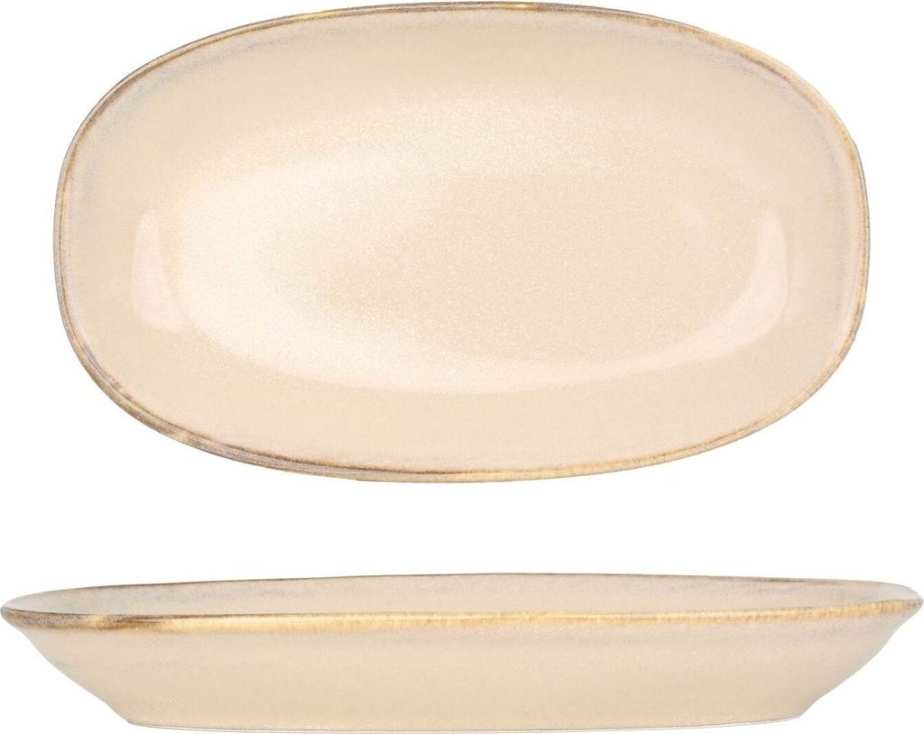 Bonna Servierschale - Sand Hygge - Porzellan - 24x14 cm