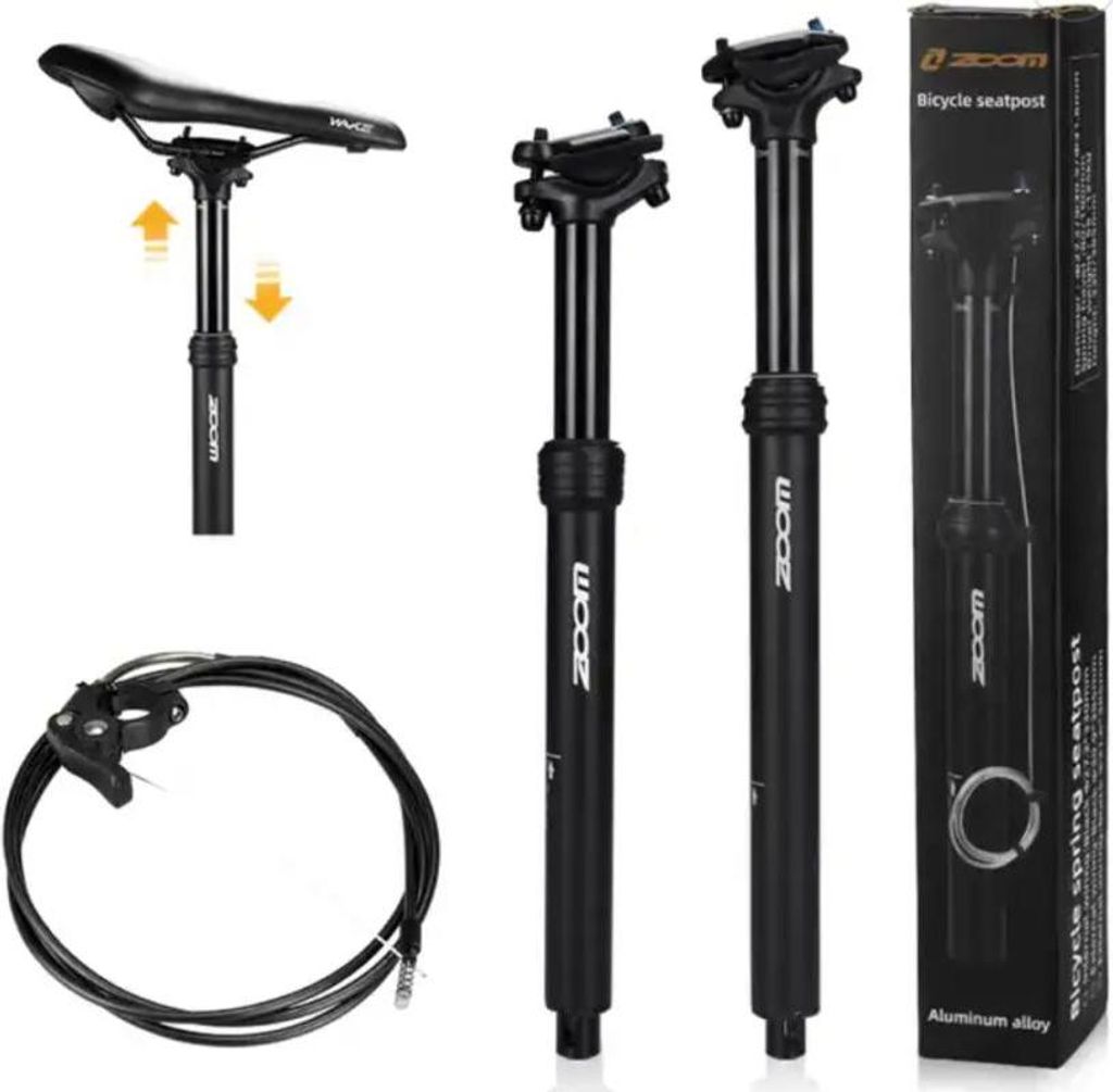 Teleskopische Sattelstütze ZOOM 30,9 mm / 385 mm