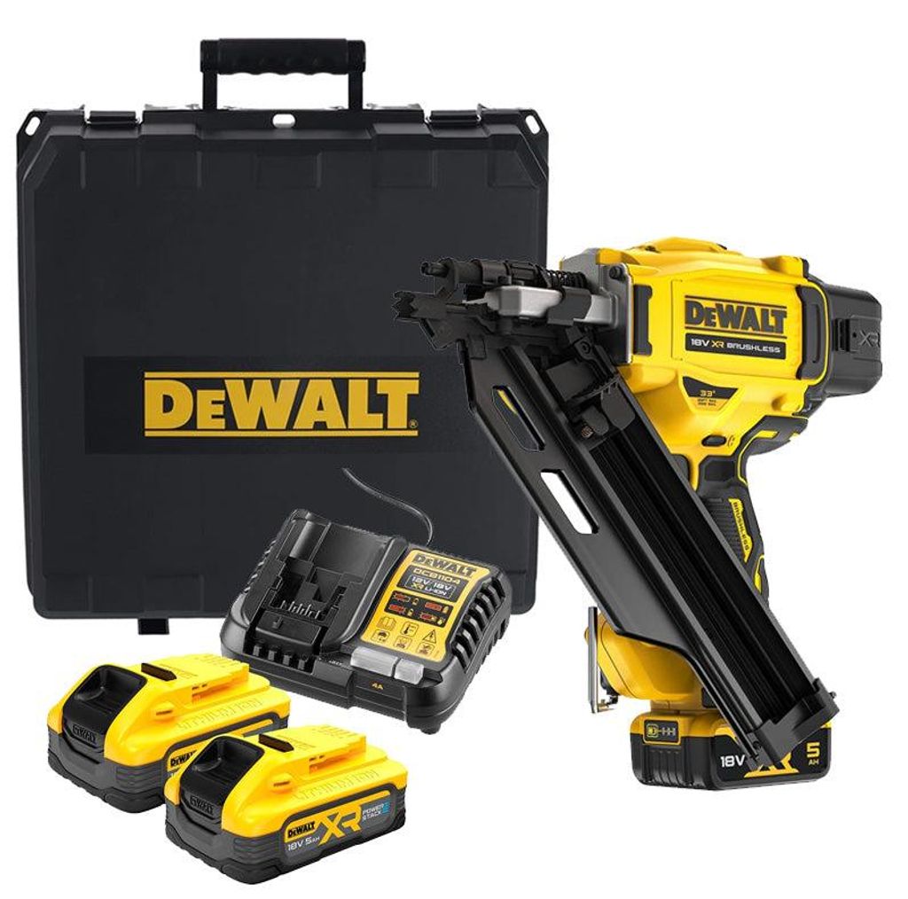 Cloueur de charpente DEWALT DCN930P2-QW XR 18V 5Ah Li-Ion Image du produit 