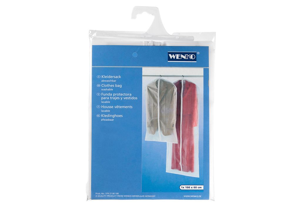 WENKO worek na odzież plastikowy 100x60cm przezroczysty Zdjęcie produktu 5