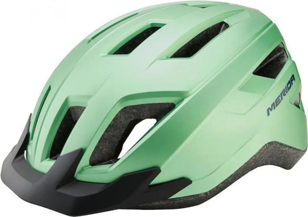 Casque Merida Commute vert 54-58 cm anti-transpiration et sans douleur