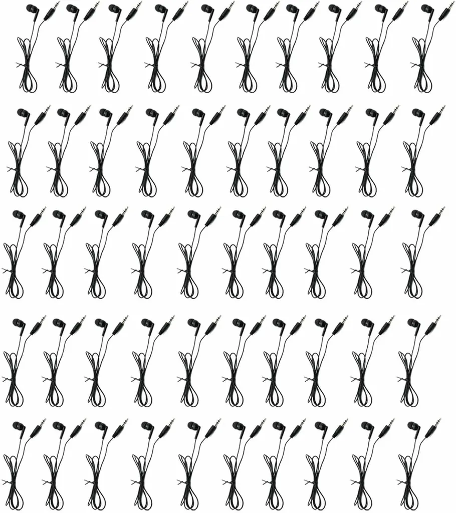 Retekess Écouteurs Jetables 3,5 mm pour T130 T130S T130P et TT122