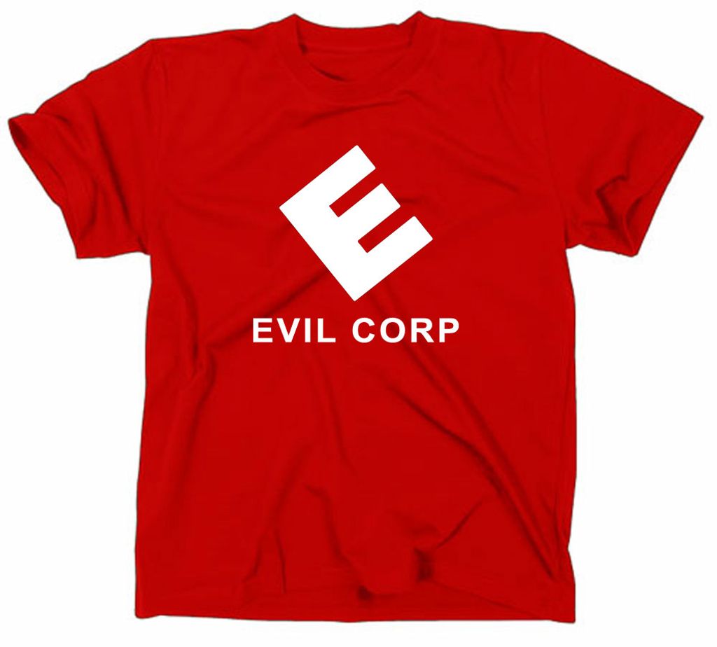 Styletex23 T-Shirt Evil Corp, Corporation , rot, M
