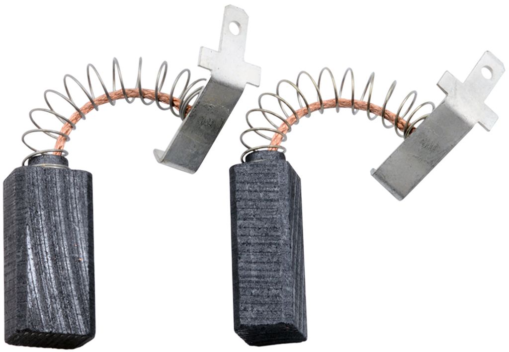 Kohlebürsten - 6x8x16,5mm - Mit Federn, Kabel und Stecker - Ersetzt 917287