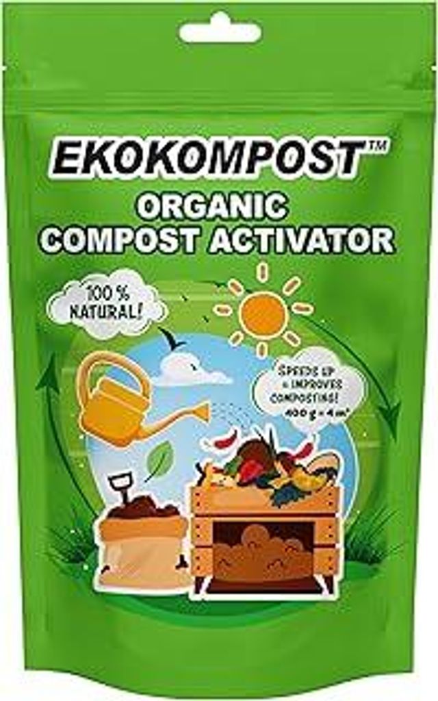 EKOKOMPOST Mikrobiologische Kompostierhilfe - kompostbeschleuniger - Schneller Kompost - Eigene Komposterde - Schnellkomposter für Komposter Garte...