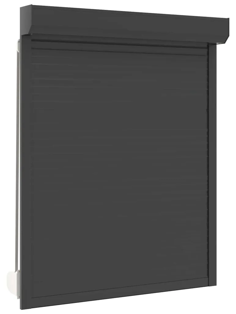 VidaXL Volet roulant anthracite 120 x 150 cm aluminium et polyuréthane