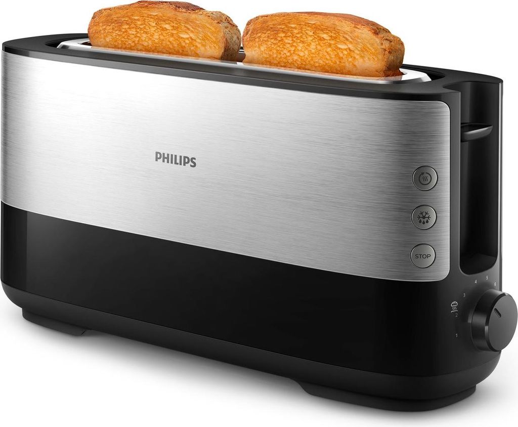 Philips Viva Collection Langschlitz ToasterMetall (HD2692/90)