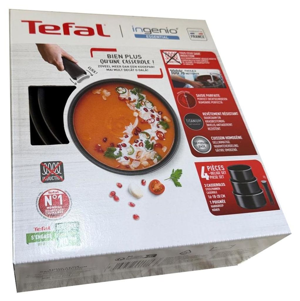 Tefal Ingenio Preference 4-teiliges Topfset Induktion, 16, Produktbild 