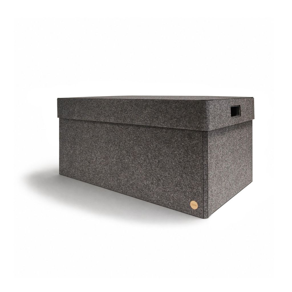 Aufbewahrungsbox CLASSIC Filz 66 x 41 x 41 cm mit Deckel in Produktbild 