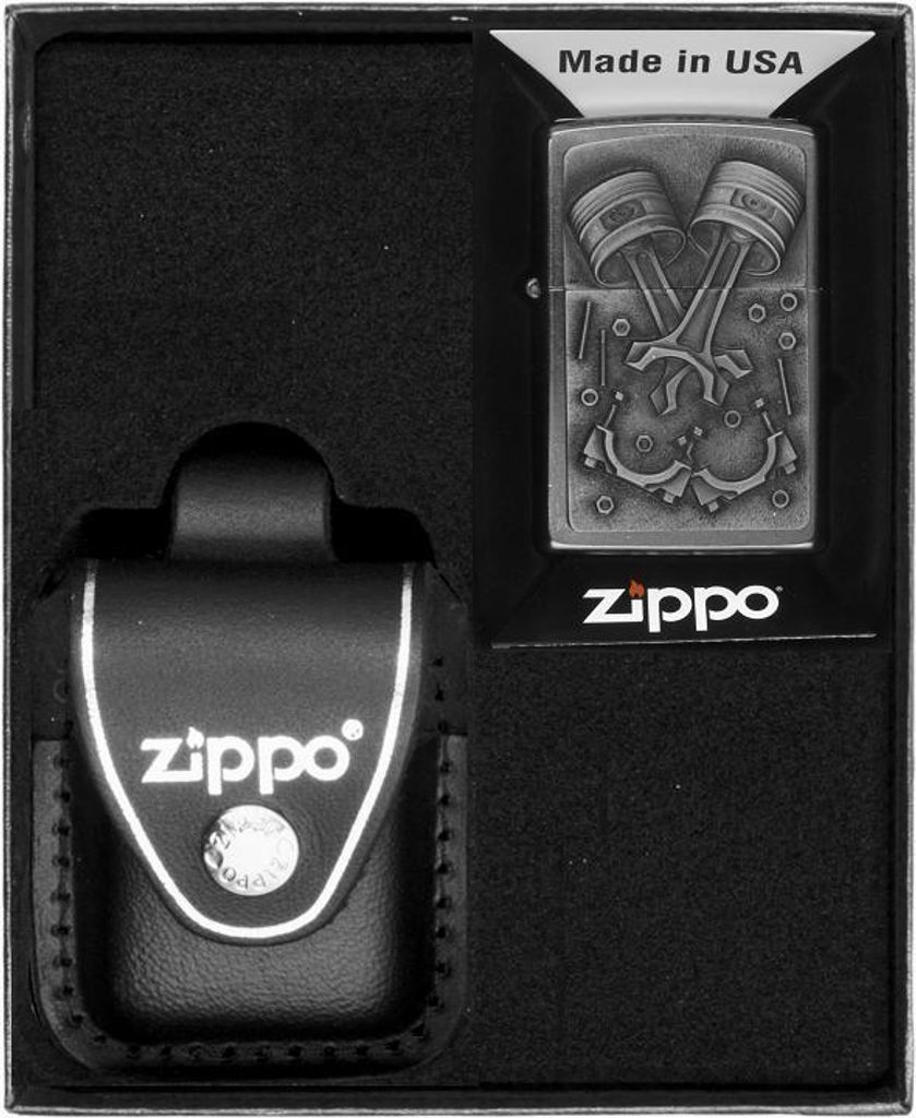 ZIPPO Feuerzeug MOTORTEILE Geschenkset Nr. 3