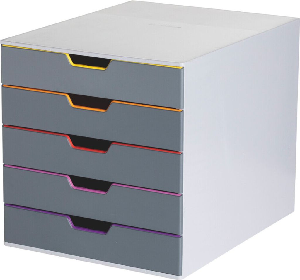 Odolný zásuvkový box VARICOLOR 5 priehradiek štítky Obrázok produktu 36