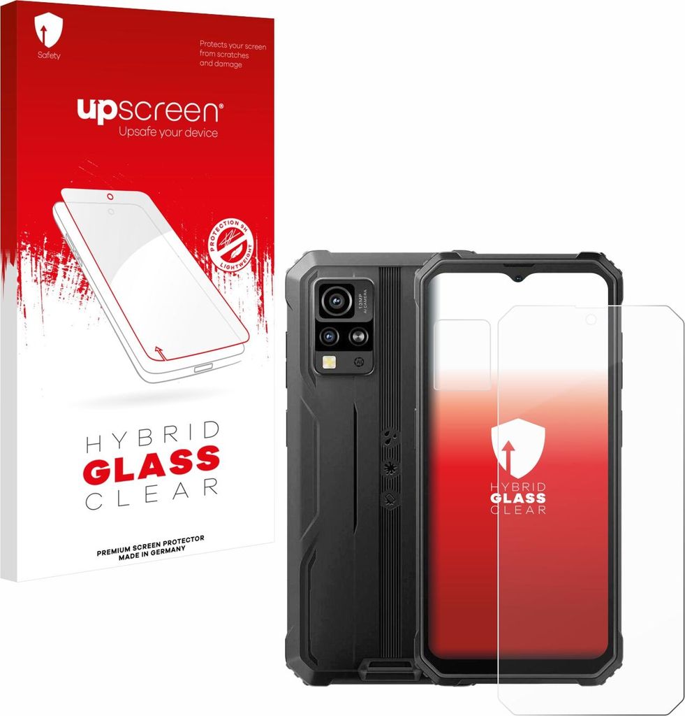 upscreen Schutzglas für Blackview BV4800 SE (Display+Kamera) Schutzfolie Panzer Folie Glas Display Schutz klar