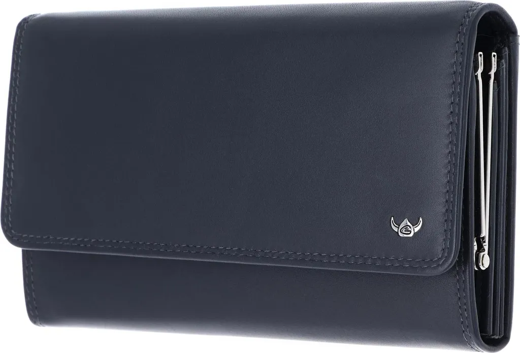 Portafoglio Donna Golden Head 2821 Pelle Blu Scuro - Eleganza RFID