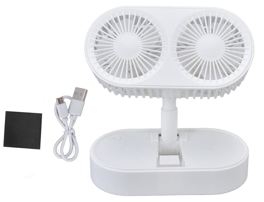 Desktop ventilator met dubbele ventilatoren, dubbele motor, Productafbeelding 