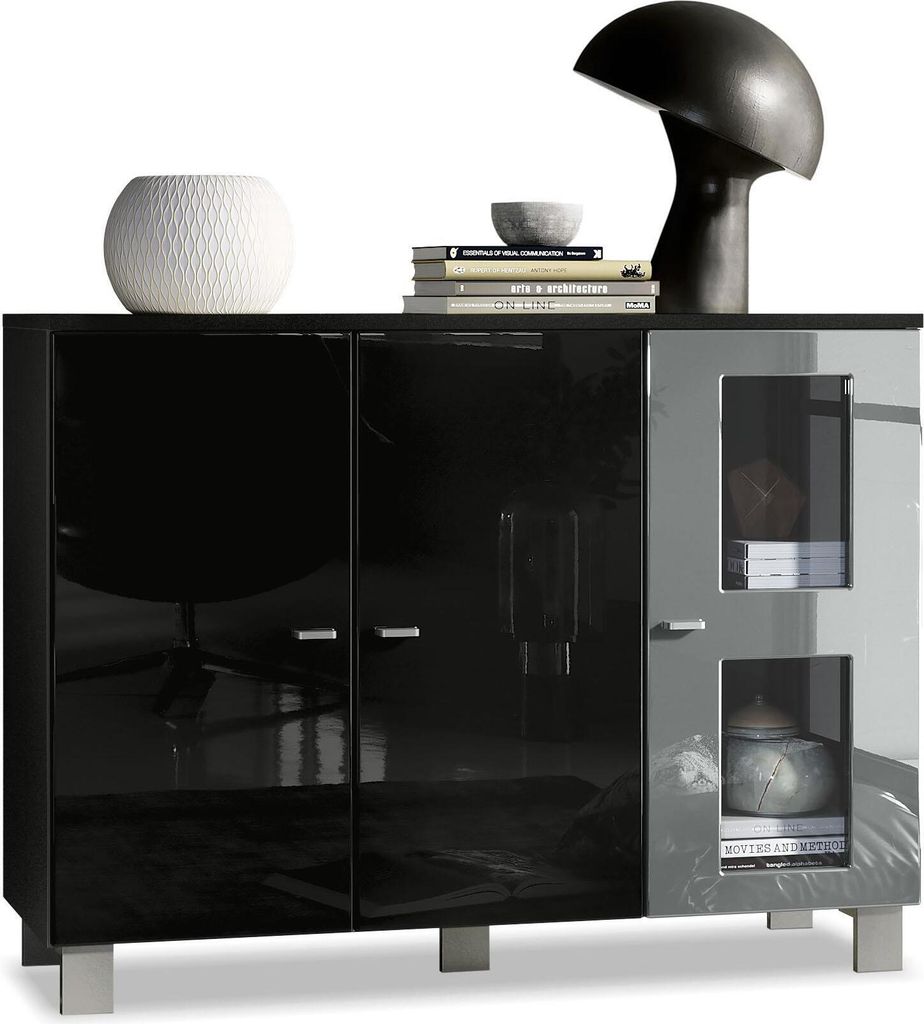 Vladon Sideboard Denjo,  Germany, Kommode mit 3 Türen, Produktbild 