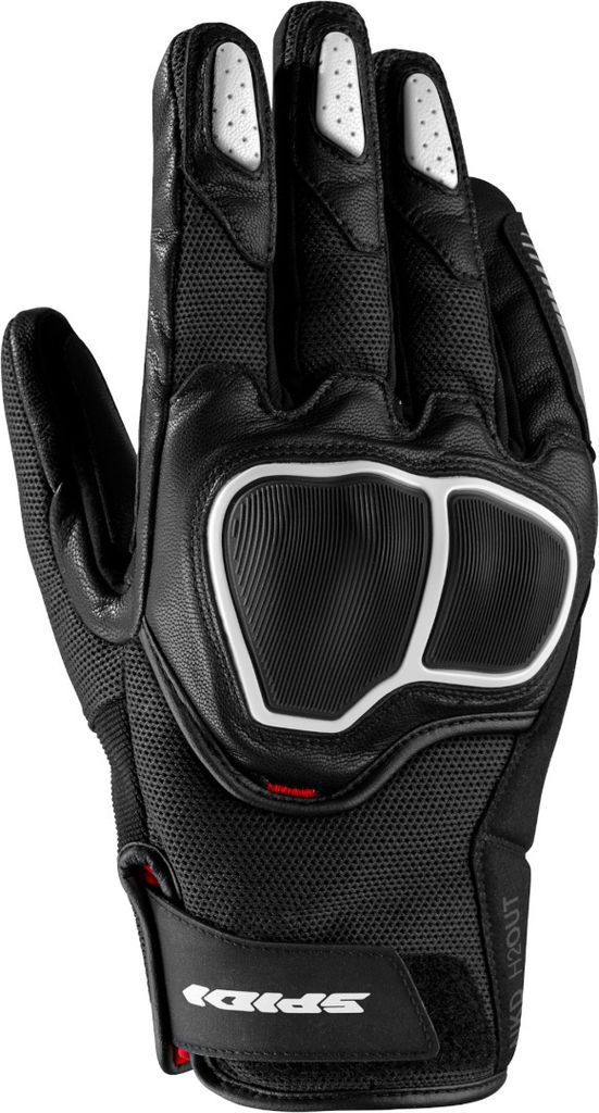 Spidi NKD H2OUT Motorradhandschuhe, schwarz/weiß, 3XL