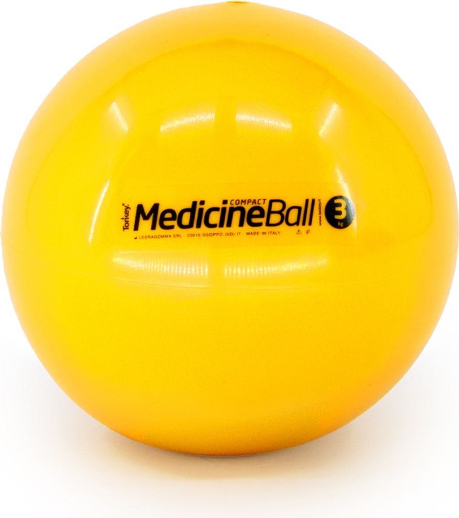 Original Pezzi Compact Medizinball– Griffiger Gewichtball - gelb