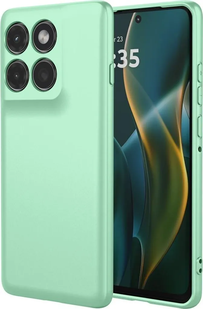 Custodia Motorola Edge 60 Pro Soft Silk Verde Matcha | Phonesta Shop