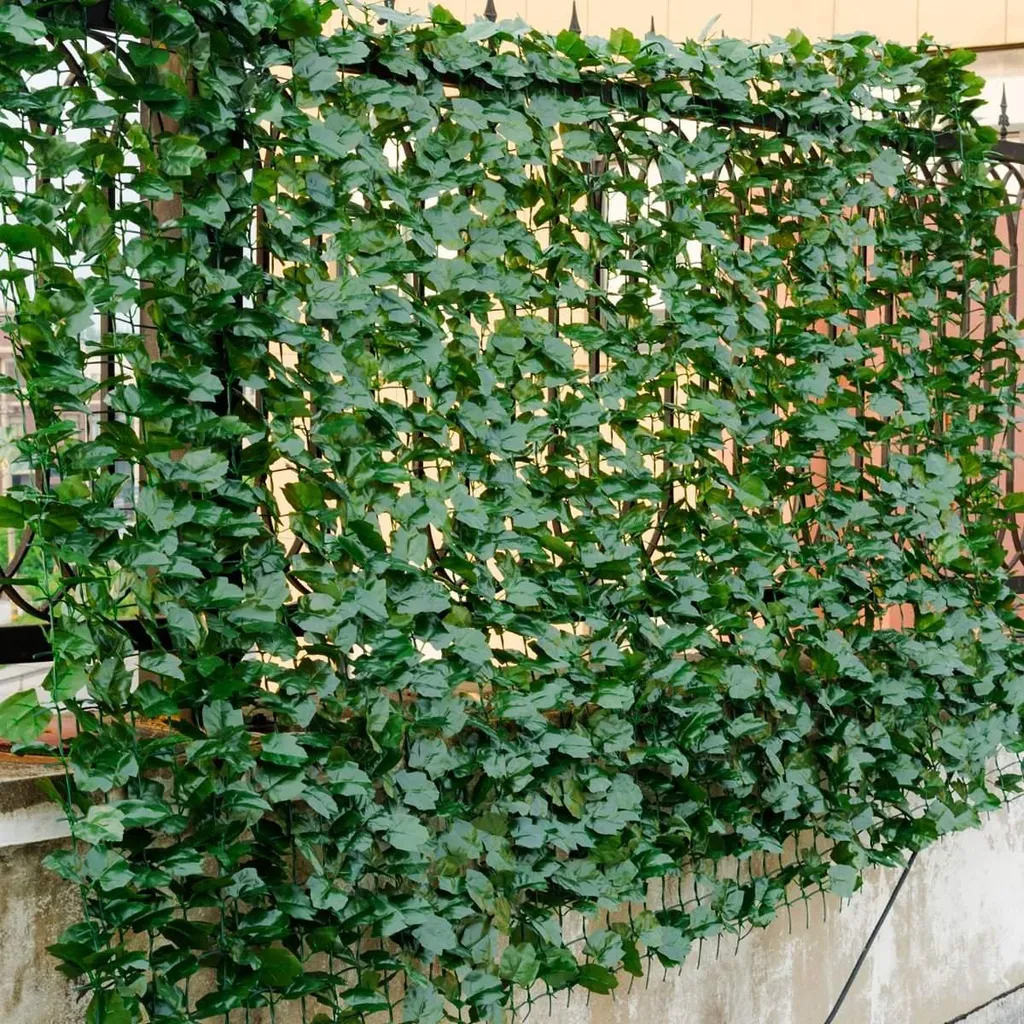 Haie de lierre artificiel 150x300cm - Brise-vue occultant pour jardin