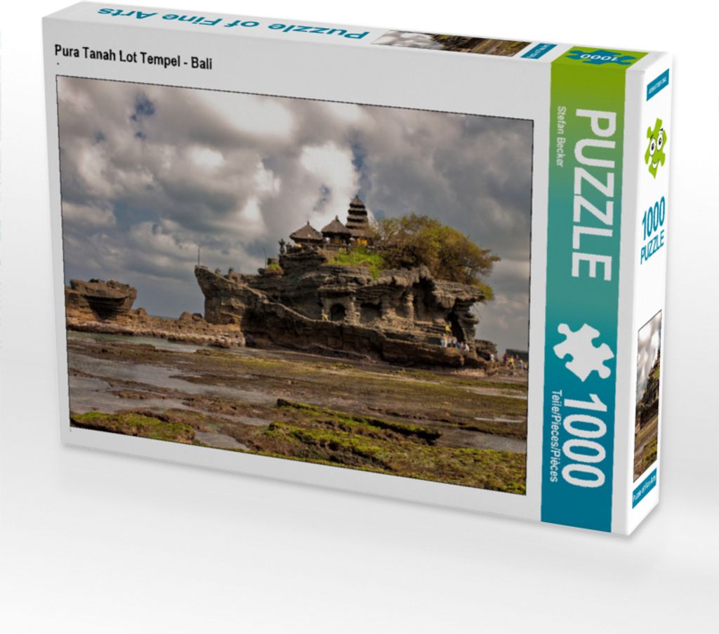 CALVENDO Puzzle Pura Tanah Lot Tempel - Bali | 1000 Teile Lege-Größe 64x48cm Foto-Puzzle für glückliche Stunden