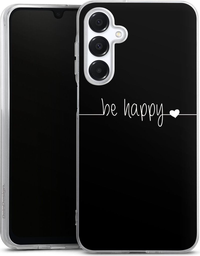 DeinDesign Handyhülle für Samsung Galaxy A16 4G Silikon Hülle Case Smartphone Schutzhülle Glück Sprüche Statement