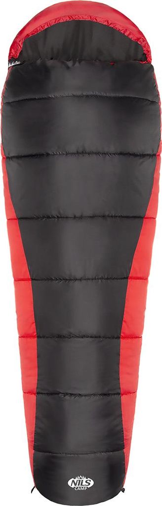 NILS Camp NC2012 Schlafsack, schwarz/rot Produktbild 