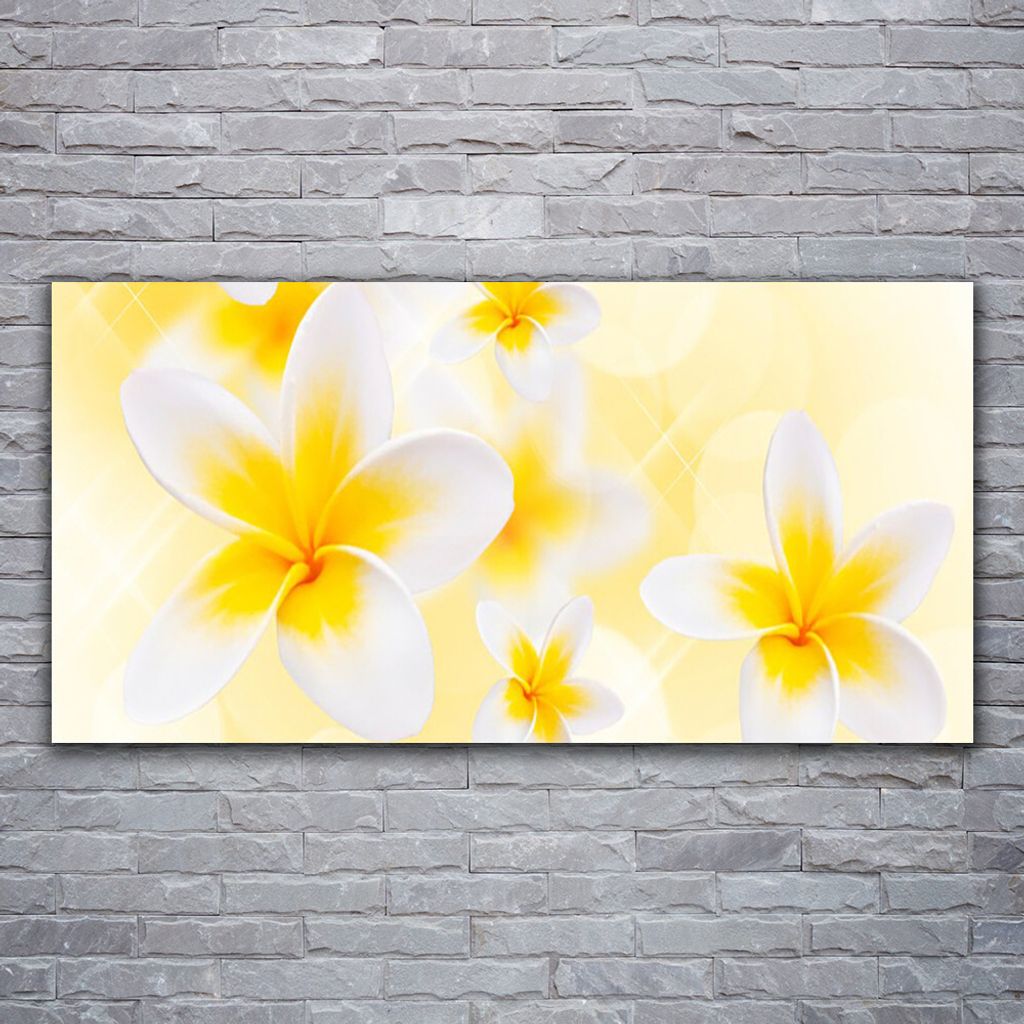 Glasbilder 120x60 Wandbild Druck auf Glas Blumen Pflanzen