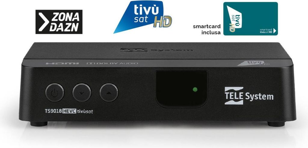 Telesystem TS9018 Ricevitore Sat Full HD DVB-S2 + scheda Immagine del prodotto 