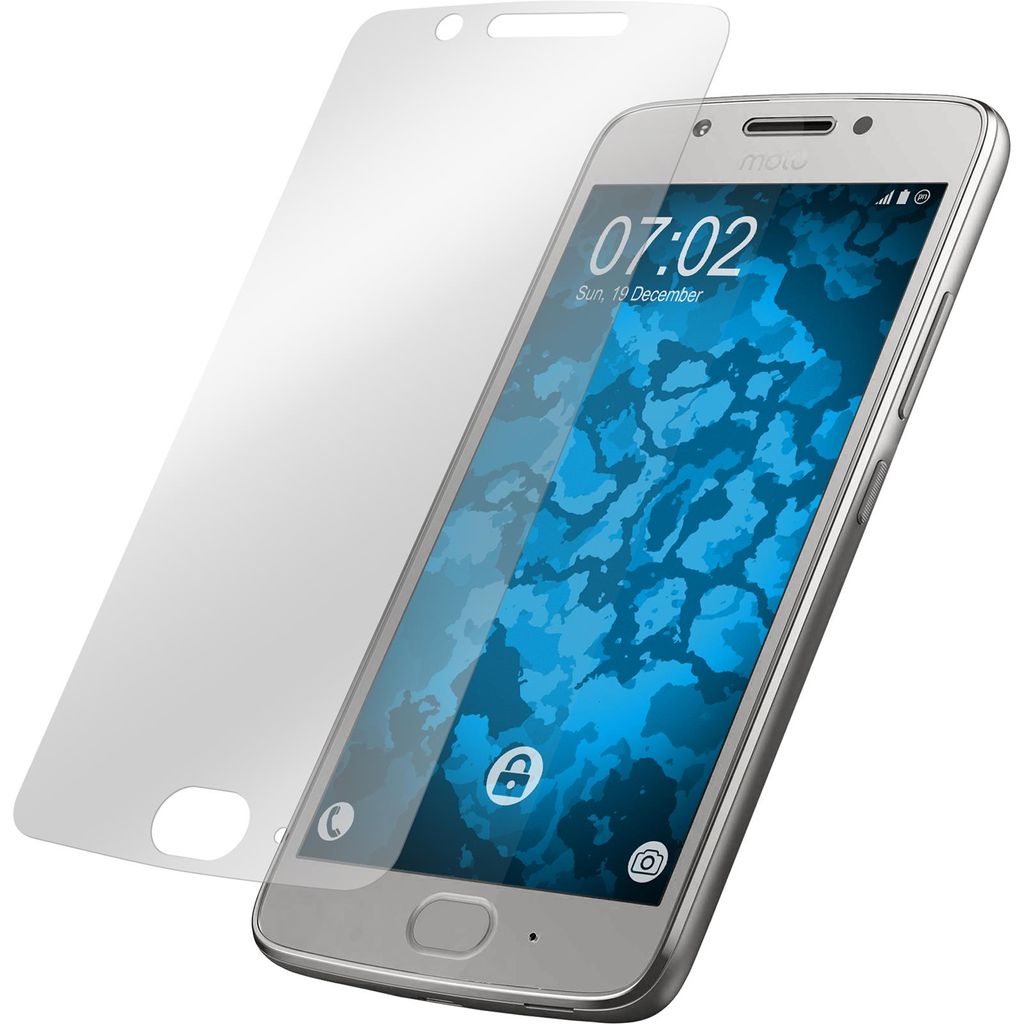4er-Pack PhoneNatic Displayschutzfolien klar kompatibel mit Lenovo Moto G5