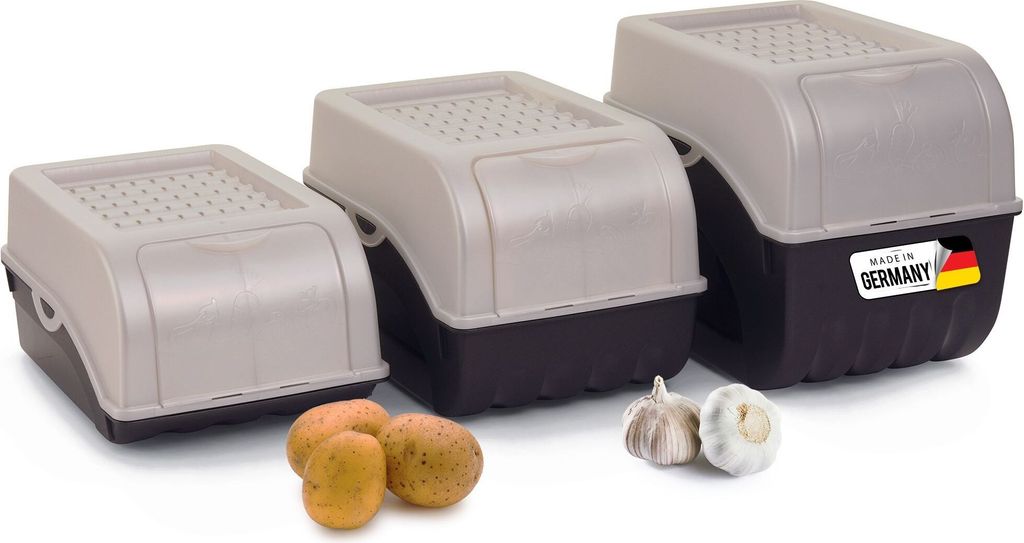 Novaliv Gemüsebox Set perlmut Kartoffel Aufbewahrungsbox Produktbild 