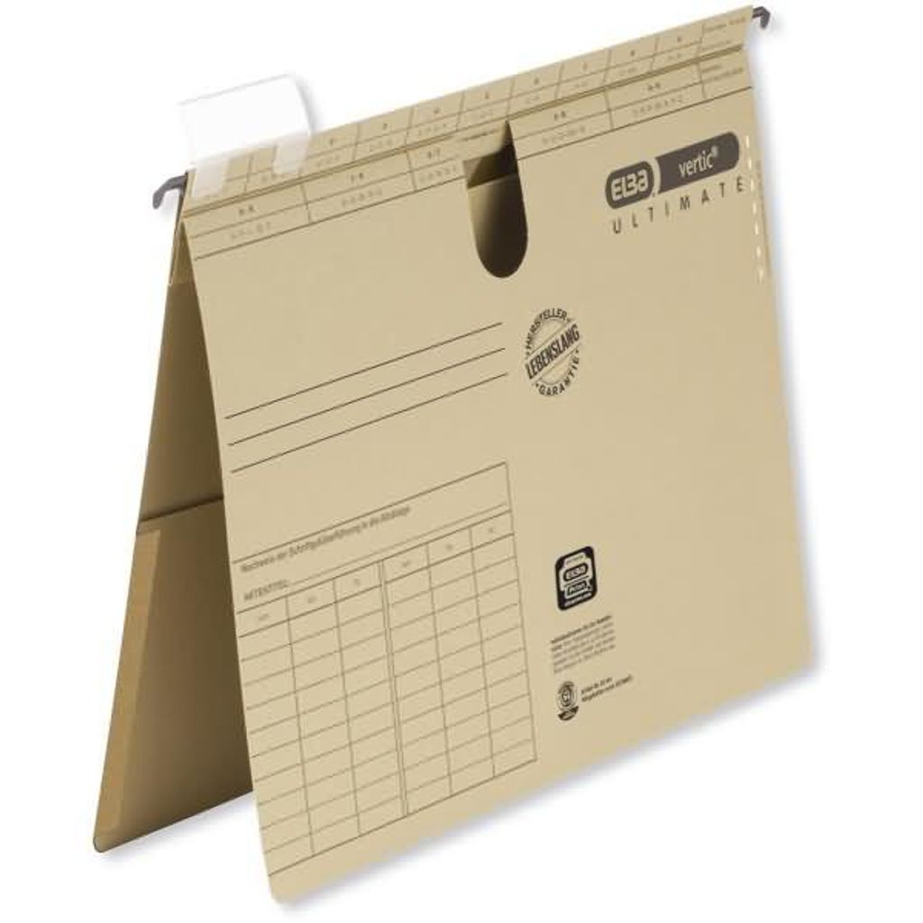 ELBA Hängehefter vertic ULTIMATE 85422 DIN A4 Amtsheftung mit Tasche