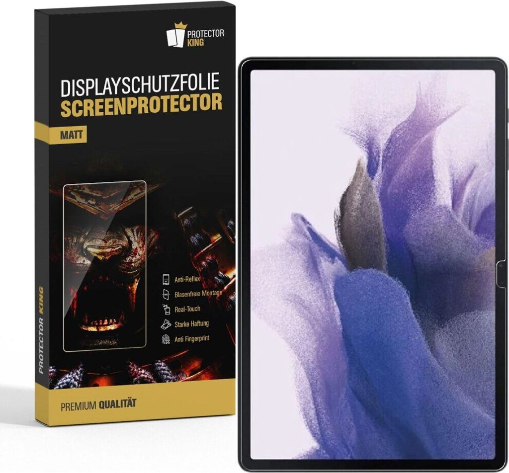 4x Displayfolie für Samsung Galaxy Tab S7 ANTI-REFLEX Displayschutzfolie MATT Schutzfolie