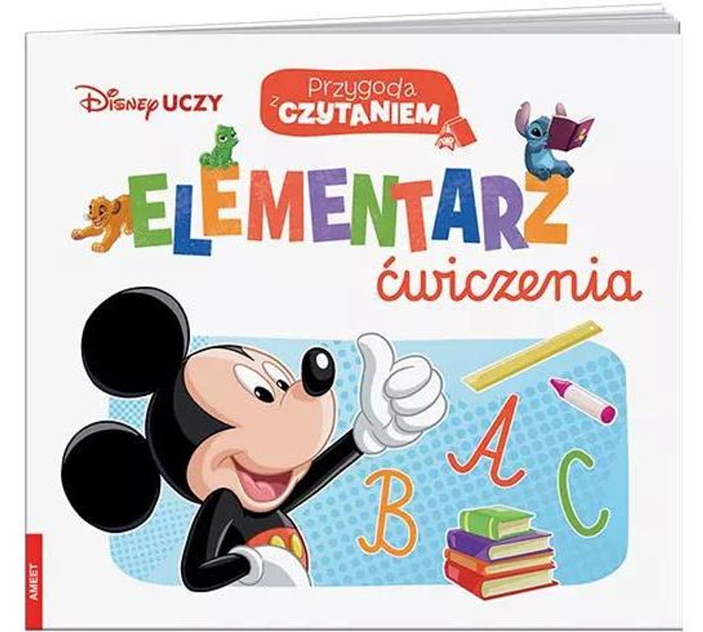 Disney Uczy Przygoda z Czytaniem Elementarz Ćwiczenia